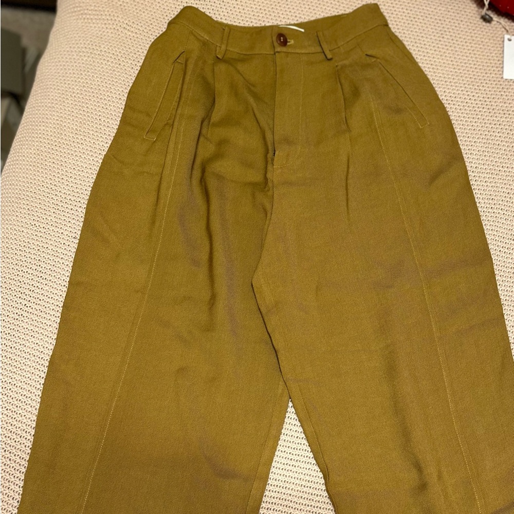 Simple retro high waist pants size small